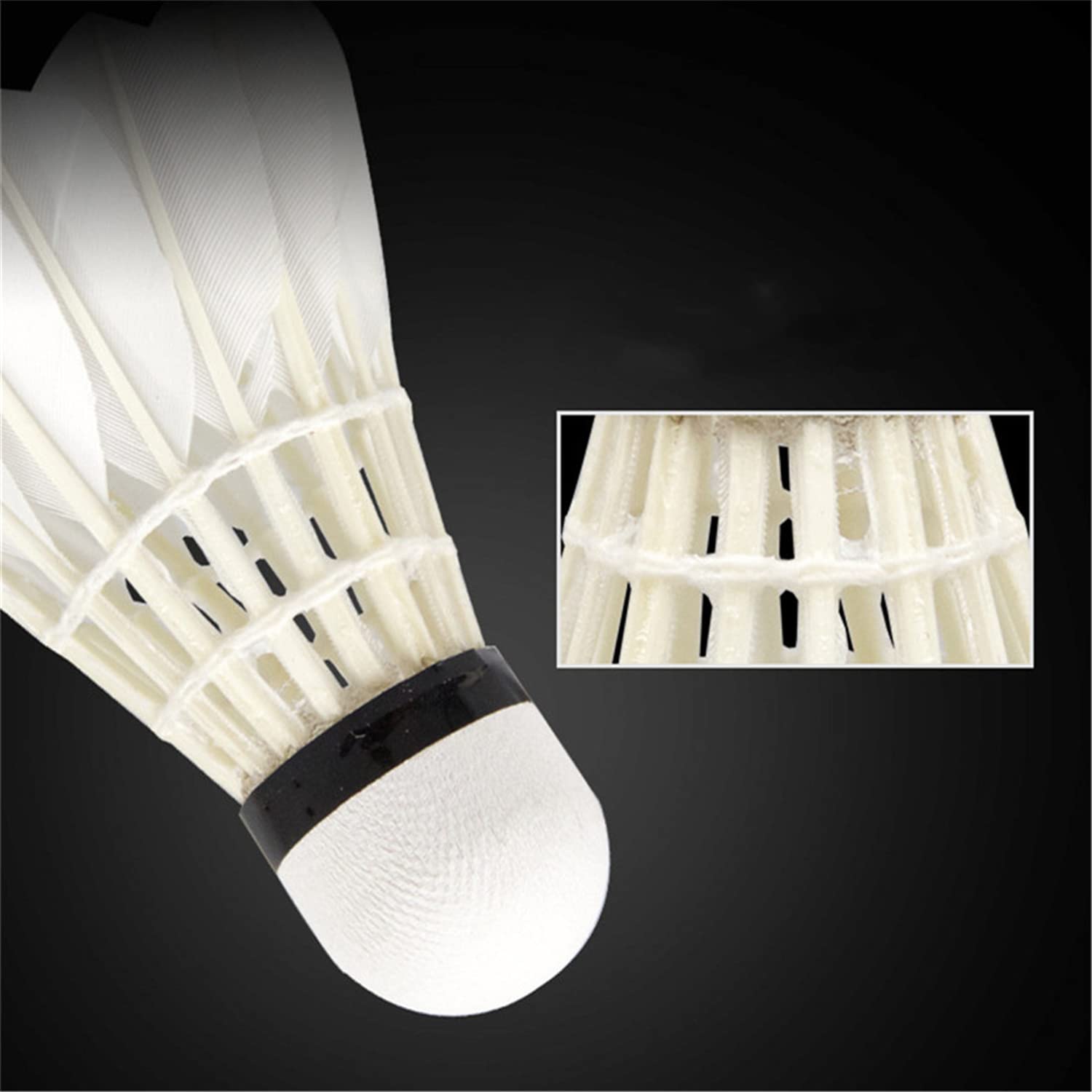 Amazon.co.jp: HUIRUMM Badminton Shuttle Set of 12 Shuttle Balls